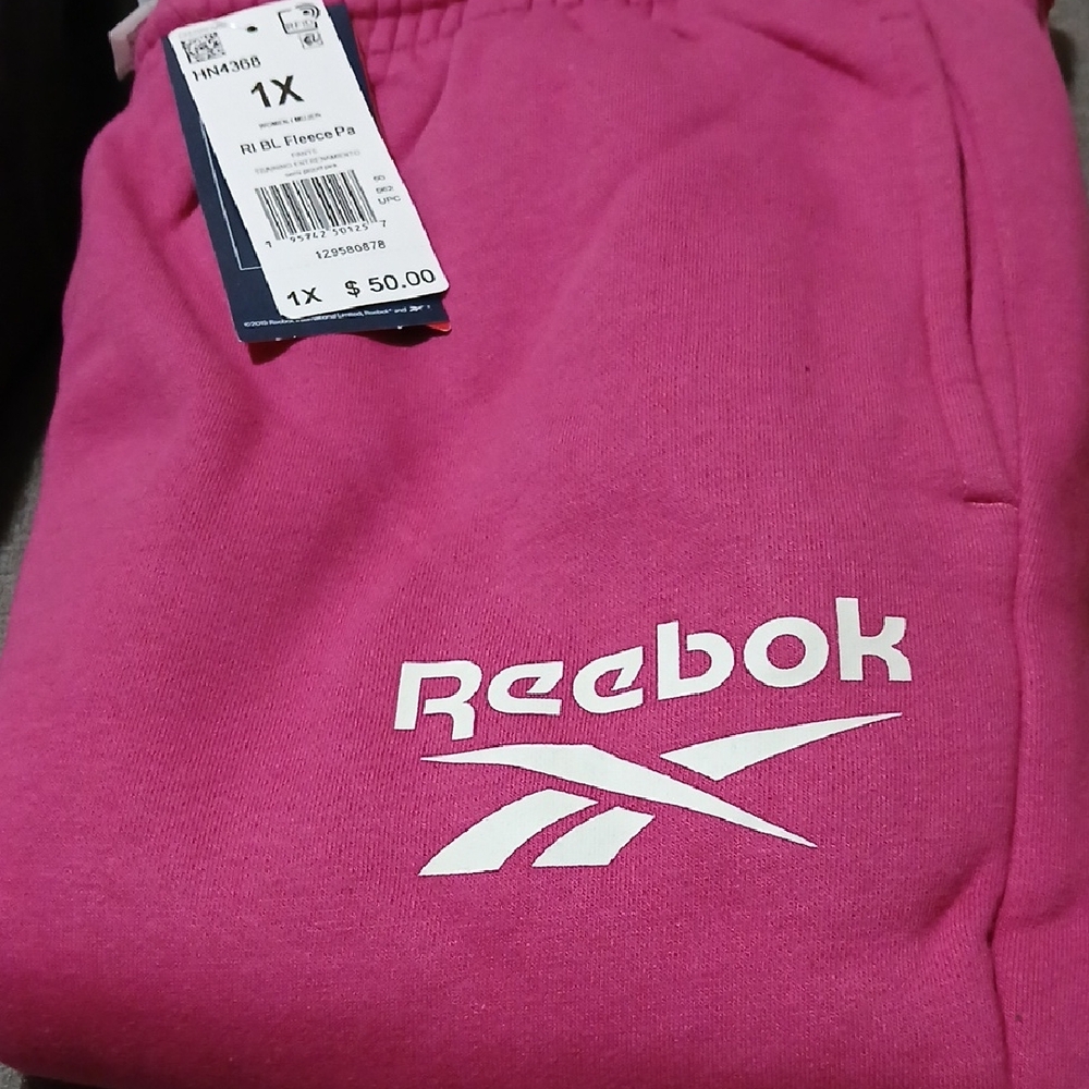 Reebok Vibrant Pink Sweatpants
